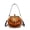 Red, variant on Pumpkin Purse Women Pumpkin Shaped Crossbody Bag PU Leather Small Shoulder Handbag for Daily Shopping