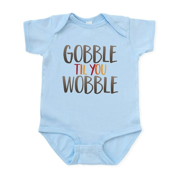 CafePress - Gobble Wobble Infant Bodysuit - Baby Light Bodysuit, Size Newborn - 24 Months