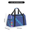 thumbnail image 3 of Bingfone Multiplication Table Print Travel Duffel Tote Bag,Waterproof Shoulder Weekender Bag For Women and Men Swim Sports Travel Gym Bag，Foldable and expandable bag Lightweight, 3 of 7