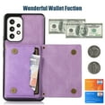 thumbnail image 3 of Nalacover Wallet Crossbody for Samsung Galaxy A53 5G Phone Case with Lanyard Strap Credit Card Holder, PU Leather Protective Handbag Purse Kickstand Bling Diamond Cover Women Girl, Purple, 3 of 10