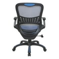 thumbnail image 5 of Mesh Seat and Back Manager's Chair in Blue Mesh Fabric, 5 of 11