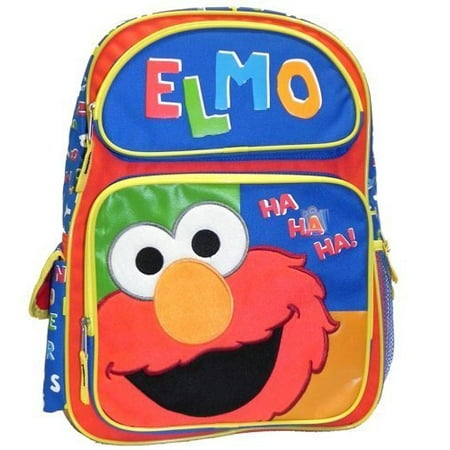 Sesame Street Elmo 16quot Large School Backpack quotElmo Ha Ha Haquot ...