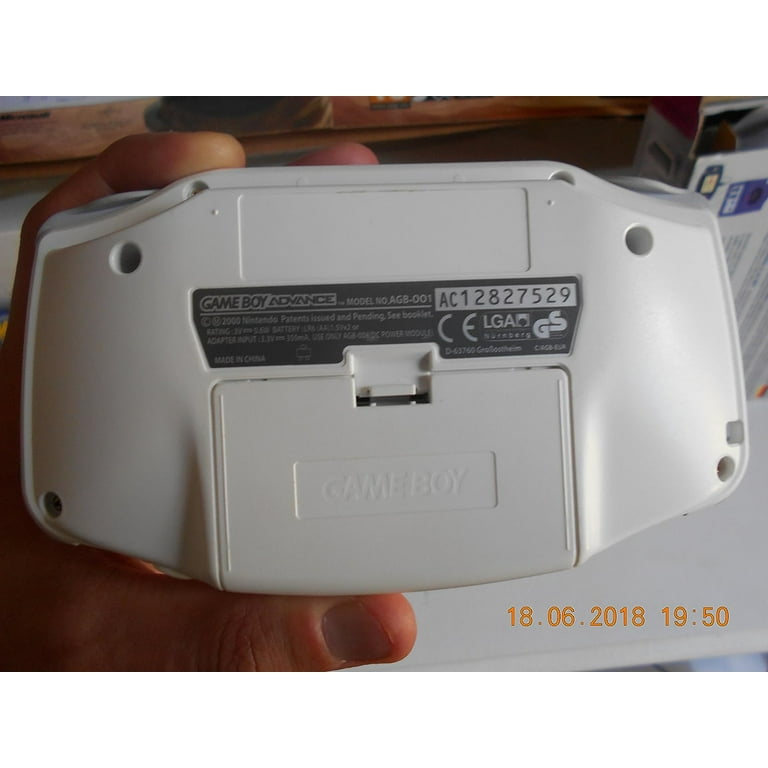Nintendo GameBoy Advance Console - White, 32-bit Color