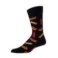 thumbnail image 4 of MeMoi Men's Tasty Hot Dogs Bamboo Blend Novelty Crew Sock - Mens - Male, 10-13, Medium Gray, 4 of 7