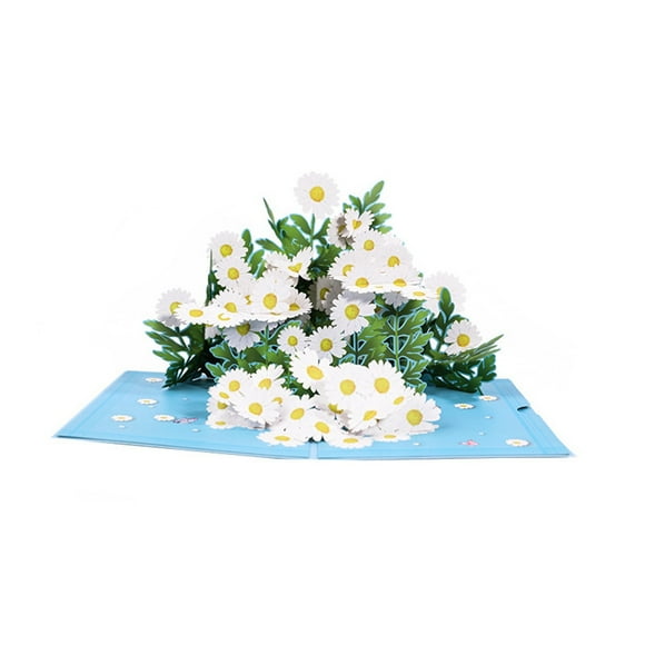 TIELUTT Day 3D Greeting Card Paper Sculpture Fresh Wishes Minimalist Greeting Cards Holiday Cards Assortment Blank Cards and Envelopes Set Variety of Cards Encouragement Cards for Kids