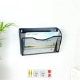 thumbnail image 3 of Tools Clearance Sale, Wall Storage Silver File Holder 1Pcs Hanging File Organizer Magazine Document Paper Holders, Wall Storage Silver, By Meiiso, 3 of 6