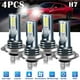 thumbnail image 4 of 4x H7 Led Headlight Bulb Kit High Low Beam 220w 60000lm Super Bright 6000k White, 4 of 4
