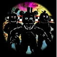 thumbnail image 2 of Five Nights at Freddy's Animatronic Silhouettes Boy's Navy T-shirt-XS, 2 of 4