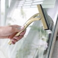 thumbnail image 3 of Stainless Steel Squeegee for Shower and Windows, Wall Mountable Design Without Drilling, 3 of 5