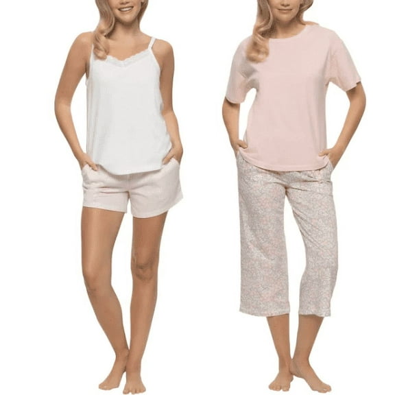 Felina Women's 4-piece PJ Pajama Set 2X