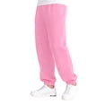 thumbnail image 5 of Yuncity Boys Joggers Fall Casual Comfortable Sweatpants Elastic Waist Tapered Leg Long Athletic Pants Size Pink, 5 of 5