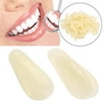 thumbnail image 4 of Bolsa de 70 coronas temporales de resina para dientes superiores e inferiores para el cuidado bucal (amarillas e inferiores), 4 of 9