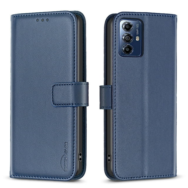 Compatible with Motorola Moto G Play 2024 Wallet Case with Card Slots Magnetic Closure Flip Folio Cover