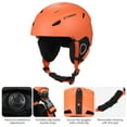 thumbnail image 2 of TOMSHOO CE Certified Orange M-Size One-Piece Winter Ski Helmet (No Goggles Included), 2 of 6