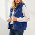 thumbnail image 2 of HAiming Fleece Vest for Women Sleeveless Lightweight Comfy Solid Color Casual Jackets Fall Winter Outdoors Sweaters, 2 of 9