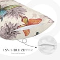 thumbnail image 5 of Fotbe Flying Butterflies-1 Pillow Cases - Envelope Closure - Luxury, Extra Soft, Cooling Pillow Covers - Wrinkle, Fade, Stain Resistant-14"x20", 5 of 9