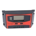 thumbnail image 1 of Solar Panel Regulator, 12V 24V Charging Controller Solar Charge Controller Dual USB Solar Controller, Overcurrent Protect, 1 of 7