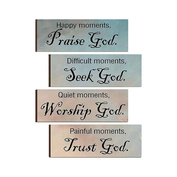 Sign English Word Sign Doorplate Decorative Wall Sticker Pendant Wooden Inspirational Sign Home Outdoor Christmas Star Large Ornament
