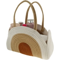 Baby Diaper Caddy Organizer Large Capacity Baby Diaper Caddy Basket Multifunctional Baby Shower Basket Portable Baby Diaper Organizer with Handle for Home Car