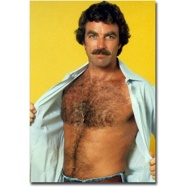 Tom Selleck Chest Hair Sexy Size 2 5 X 3 5 Walmart Com Walmart Com