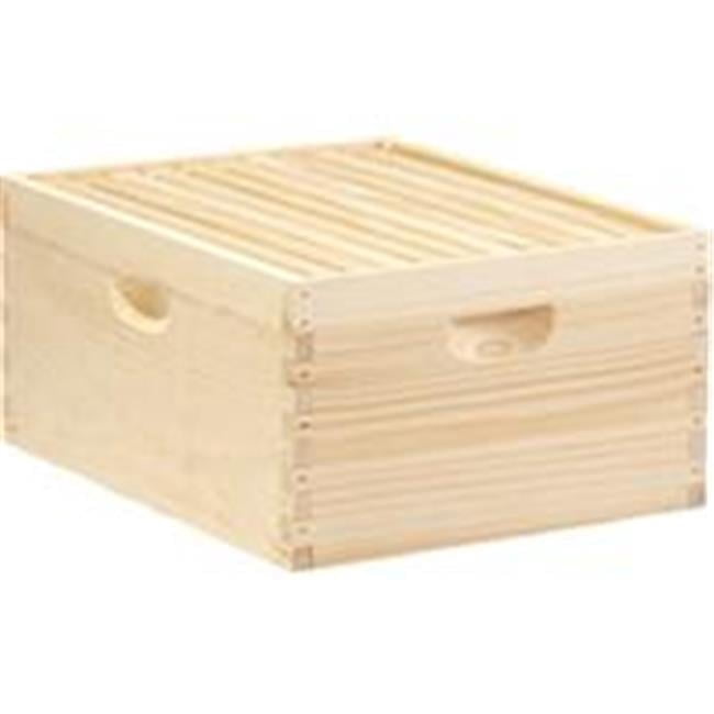 Honey Keeper Beehive Complete Box Kit With 10 Deep And 10 Medium Frames For Langstroth Beekeeping