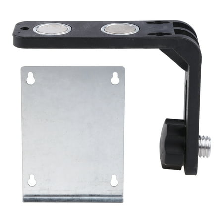 

Ziizwfa Multi-Function Level Mount Magnetic Bracket Adapter Adjustable Wall Mounted Positioning Base L-shape Leveling Support