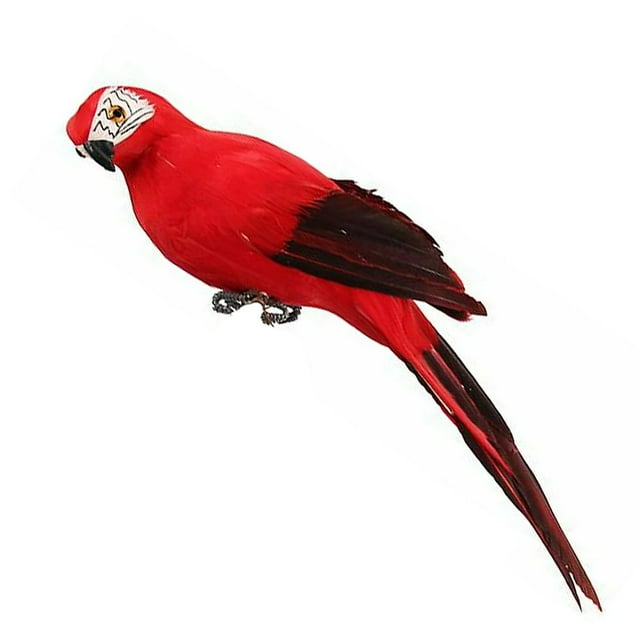1Pcs Simulation Parrot Window Gardening Decoration Bird Foam Feather Parrot Home Decoration