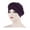 Purple, variant on MESSUEN Turbans for Women Beanies Hair Turbans for Women Fashion Wrap Hat Cover Head Braid Turban Headwear Ethnic Pre-tied Cap Hair Caps Head Coverings for Women Beanie for Women Black One Size