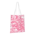 thumbnail image 3 of YFYANG Sac de Courses Réutilisable en Toile de Coton, Motif de Printemps Rose, Sac d'Épicerie Lavable et Portable pour Voyage Quotidien, 3 of 6