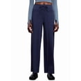 thumbnail image 1 of Pantalones Anchos y Cómodos para Mujer, con Bolsillos Grandes, para Fitness, Yoga y Deportes Casuales. Azul Marino M, 1 of 9