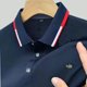 thumbnail image 2 of Nueva camiseta polo bordada de marca de verano para hombre, camiseta de manga corta cómoda y transpirable de alta calidad a la moda informal, 2 of 5
