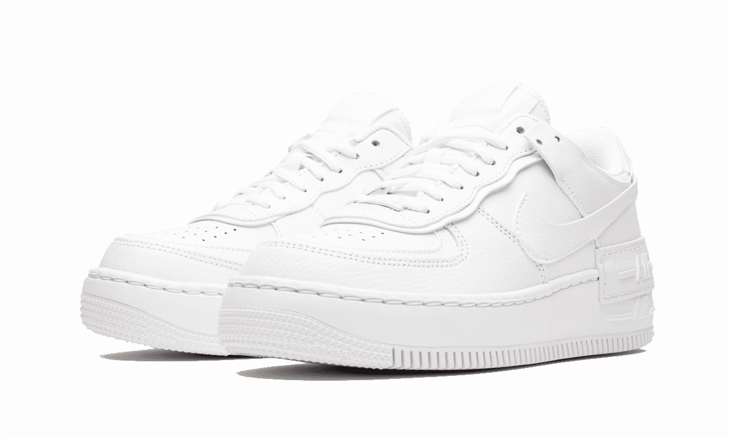 NIKE WOMENS AF1 SHADO WMNS "Triple White" CI0919 100 from Stadium Goods