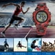 thumbnail image 4 of Reloj deportivo digital para niños Bling Bling Reloj electrónico informal resistente al agua 7 LED colores alarma, 4 of 8