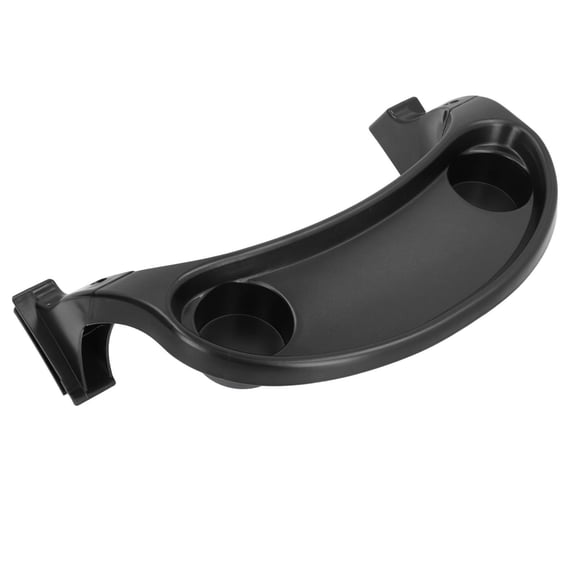 Yajisi Stroller Snack Tray with Cup Holder Quick Install Stroller Tray Attachment, Premium Plastic, Fit for YO1 YO2 Stroller, 16.93x7.87x3.54in