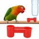 thumbnail image 5 of Bebedero para pájaros contenedor liso Herramienta para beber pájaros equipo de bebedero para fuente de pájaros rojos ANGGREK Otros, 5 of 8
