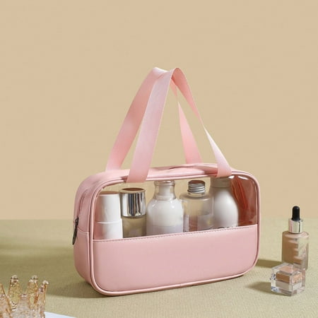 Siquannn Make up Bag Set Mint Makeup Brush Holder Clear Makeup Pouch Rose Makeup Bags Bulk Clean Makeup Organizer Makeup Tote Clear Makeup Holder Organizer Makeup Portable Vanity Jewelry And Makeup