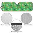 thumbnail image 7 of Psesaysky Car Windshield Sun Shade Saint Patrick Hats Rainbow Windshield Cover Automotive Interior Protection Front Window Sun Visor Protector Blocks UV Rays Keep Your Vehicle Cool, 7 of 7