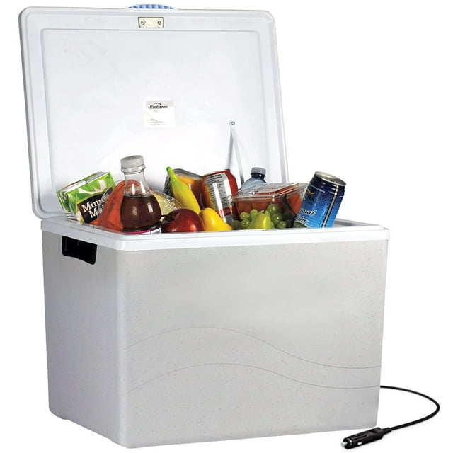 Koolatron Glacière/chauffe-Plat Électrique 12 V 34 L (36 qt), Conception Bidirectionnelle, Gris