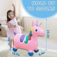 thumbnail image 4 of Bouncy Horse Toys for Toddlers 2-4, Inflatable Hopping Toy, Outdoor Indoor Bounce Toys for Kids Birthday Gifts, 4 of 7