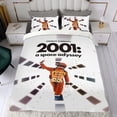 thumbnail image 4 of 2001: Una Odisea en el Espacio Conjunto de sábanas temático, trío de piezas, cómodo y amigable con la piel, diseño único, regalo de decoración para el hogar para familiares, amigos y fans,135cm *200cm, 4 of 6