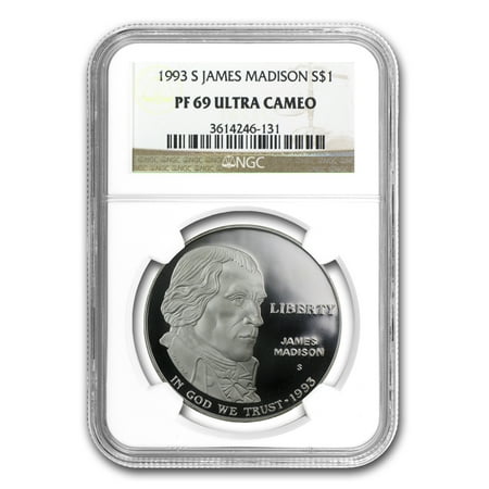1993-S Bill of Rights $1 Silver Commem PF-69 NGC