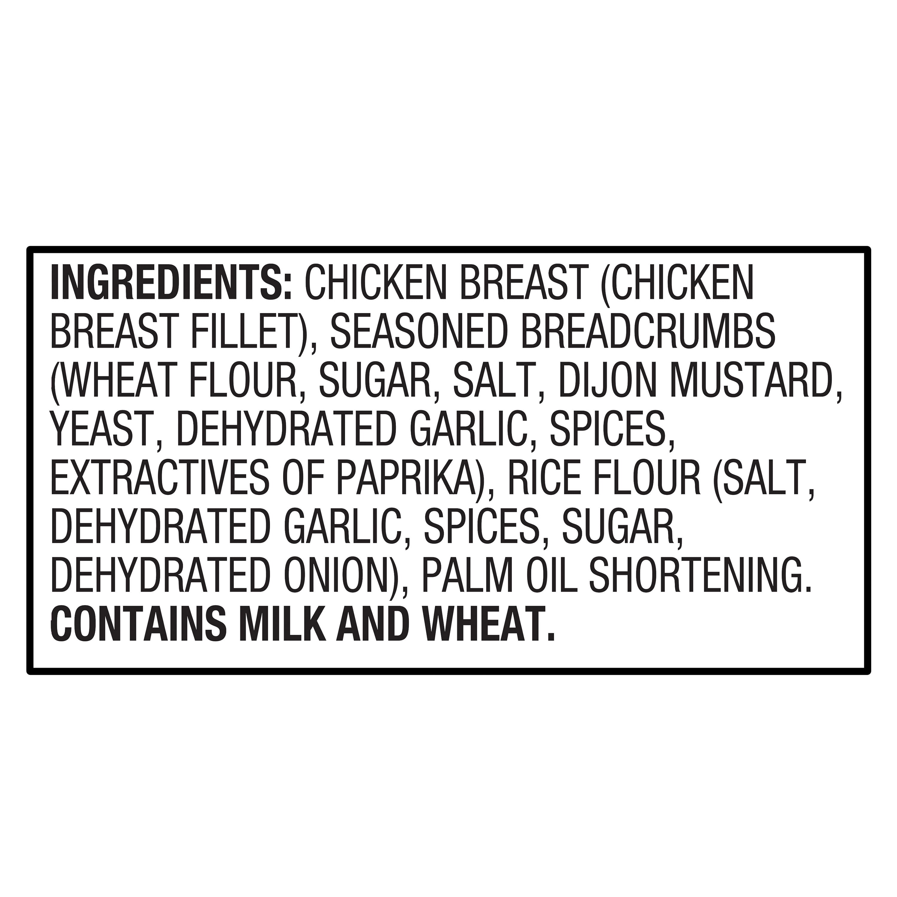 Marketside Chicken Breast Breaded and Seasoned with Dijon and Parmesan, 18.72 oz (Fresh)