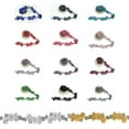 thumbnail image 2 of 1.75" Turquoise Gray Green Eggplant Burgundy Navy Pink Embroidered Lace by Yard, 2 of 6
