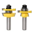 thumbnail image 2 of And Groove Router Bit Set Woodworking Tools For Flooring Cabinet Door, 2 of 6