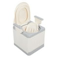thumbnail image 1 of Bedside Commode Chair, Widened Armrest  Portable Maternity Toilet Double Cover Design  for Adult for Home, 1 of 8