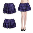 thumbnail image 2 of Yokua Women's Victorians Goth Lace Tiered Mini Skirt Party Clubwears, 2 of 9