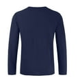 thumbnail image 3 of Spring Cotton Linen Long Blouse Top for Men Henley V Neck Lace Up Shirt Solid Long Sleeve Hippie Casual Beach T Shirts, 3 of 8
