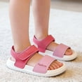 thumbnail image 2 of JAJAHO Girls Sandals Open Toe Summer Outdoor Child Sport Sandals Athletic Lightweight Hook And Loop Walking Shoes For Little/Big Kids Versatile Shoes, 2 of 9