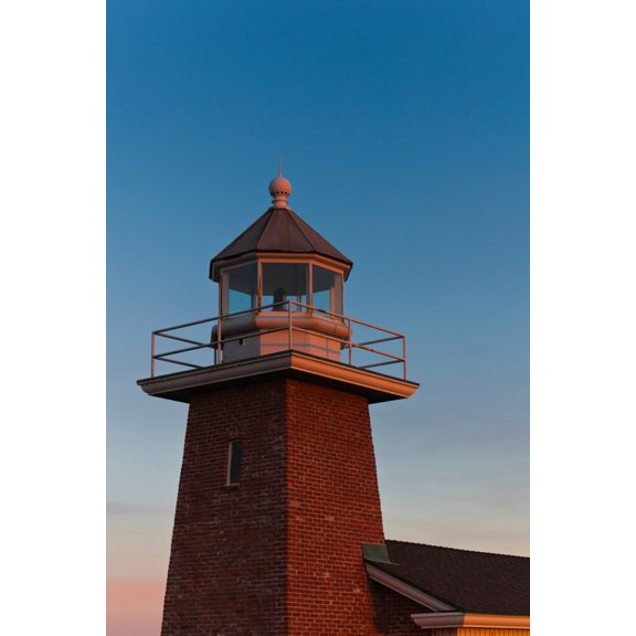 Low angle view of a lighthouse museum Santa Cruz Surfing Museum Lighthouse Field State Beach Santa Cruz California USA Canvas Art - Panoramic Images (27 x 9)
