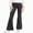 Black, variant on Girls Outerwear Leggings Yoga Pants High Waisted Wide Leg Fitness And Dance Pants 5-6 Years,Red Caqnni